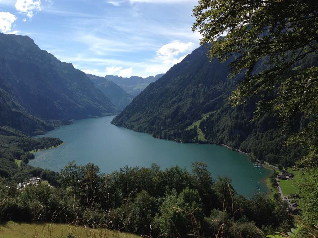 Blick von der Schwammh&ouml;he Richtung Kl&ouml;ntalersee